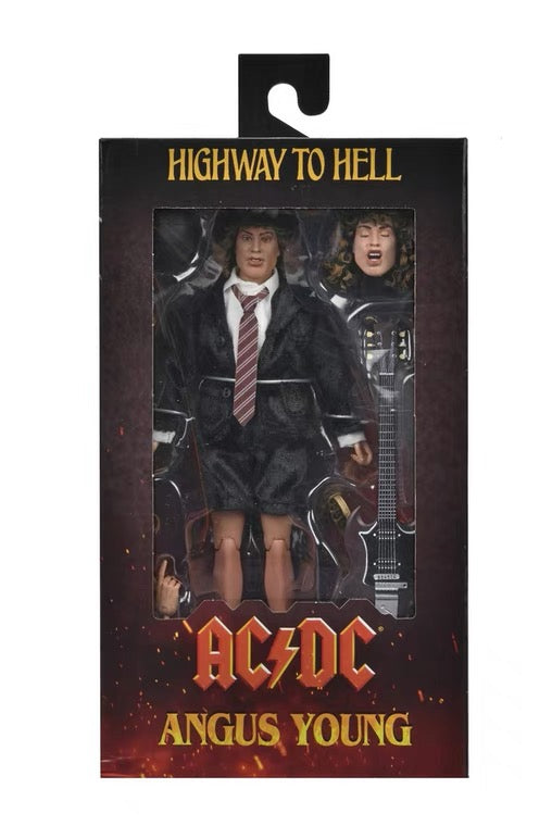 Estátua Action Figure ACDC Highway to Hell - Angus Young e Bon Scott