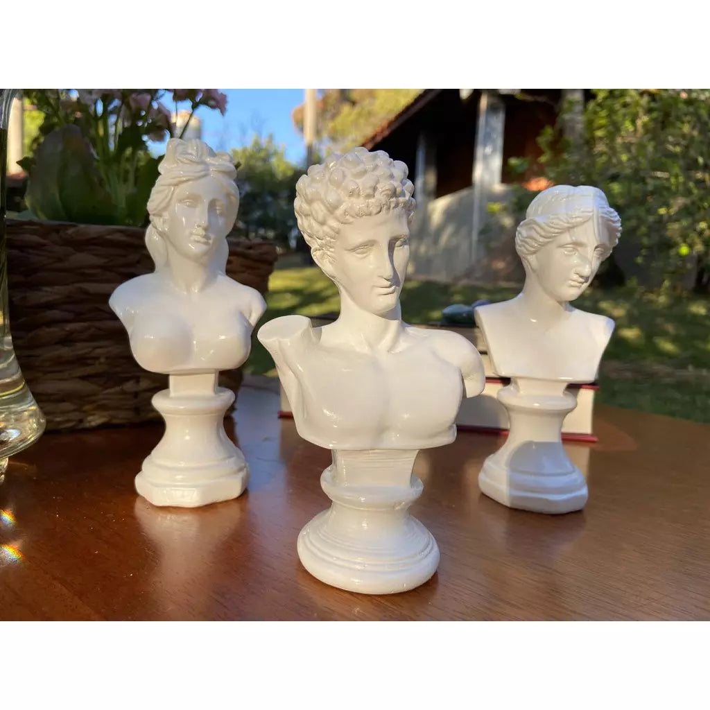 Estátuas Decoração Busto Mitologia Grego e Romana