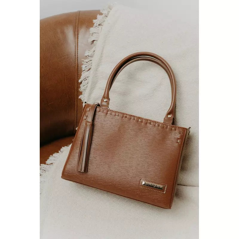 Bolsa Transversal Média Santorini Tiracolo com Zíper