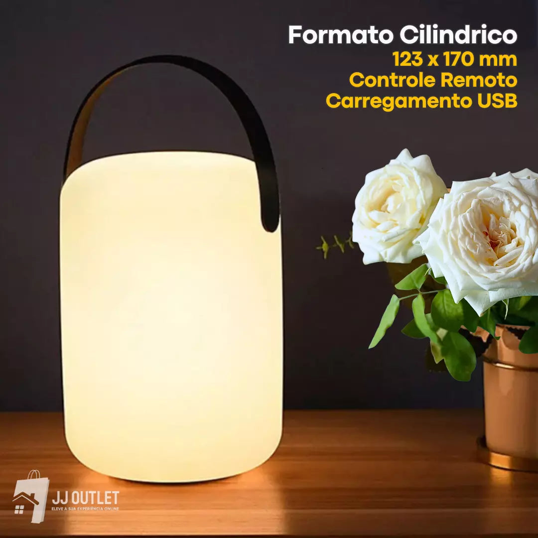 Luminária de Mesa Portátil Vênus Lumiere