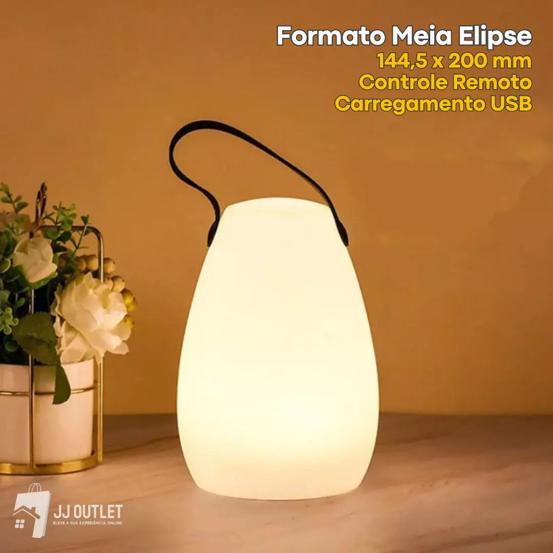 Luminária de Mesa Portátil Vênus Lumiere
