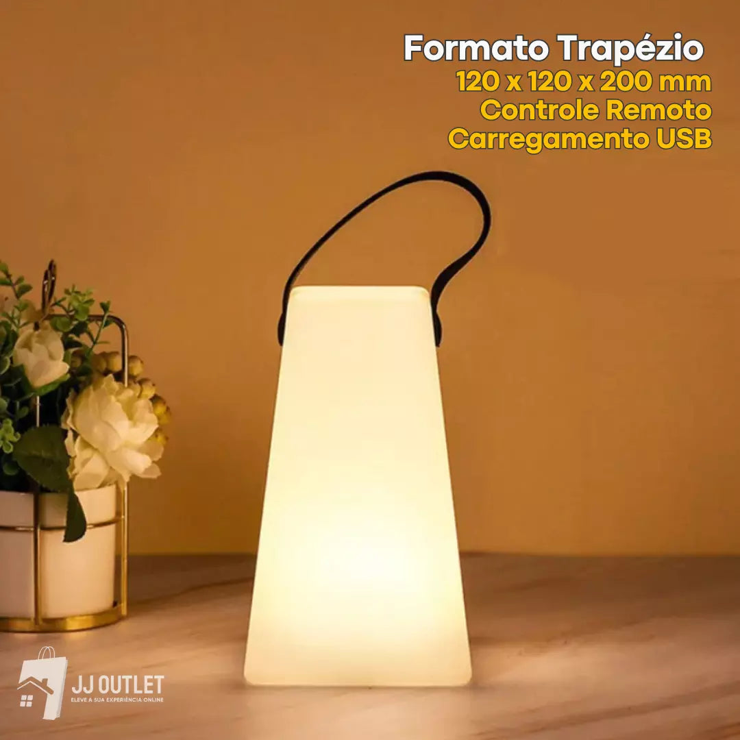 Luminária de Mesa Portátil Vênus Lumiere