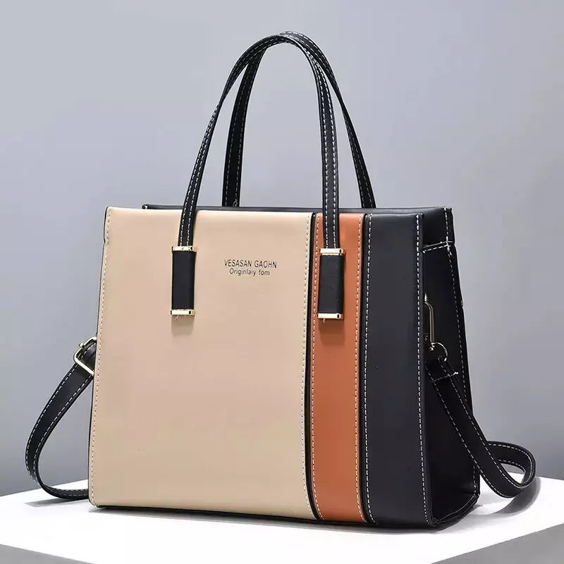 Bolsa Feminina Transversal Patchwork Vesasan
