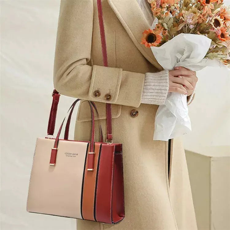 Bolsa Feminina Transversal Patchwork Vesasan