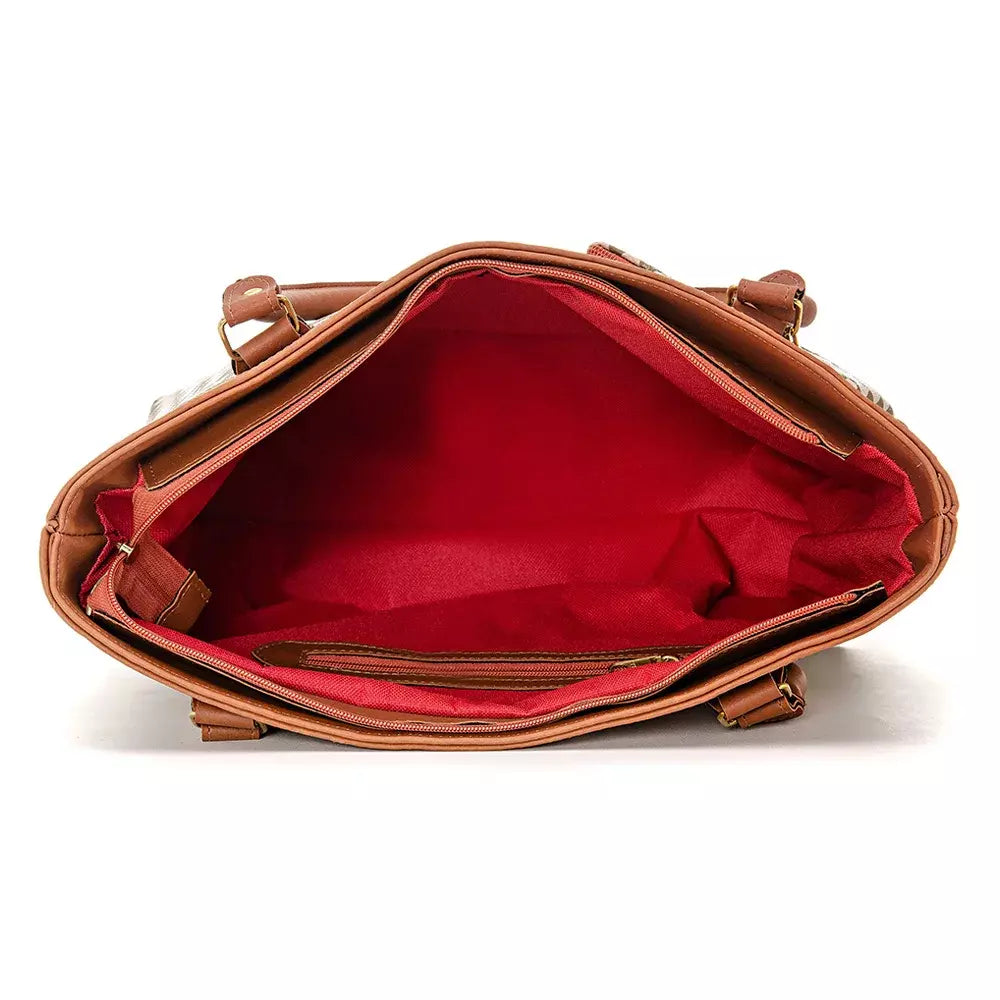 Bolsa Feminina De Ombro Alice Monteiro com Porta Moedas
