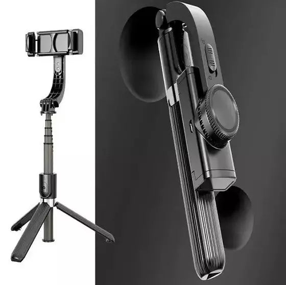 Bastão De Selfie com Estabilizador Gimbal NUOWA L08 Tripé Stick TriPod Bluetooth 4.0 Sem Fio