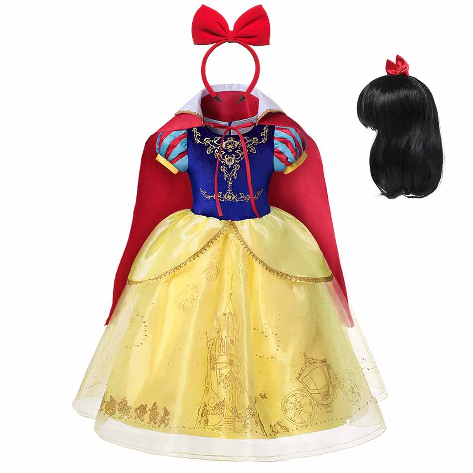 Fantasia Infantil Branca de Neve - Luxo