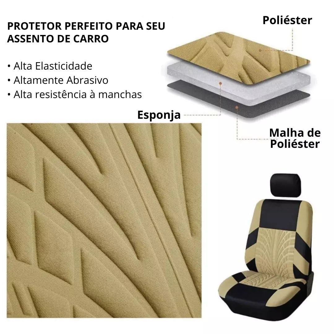 Kit Capas de Assento de Carro Universal - CapaPremium