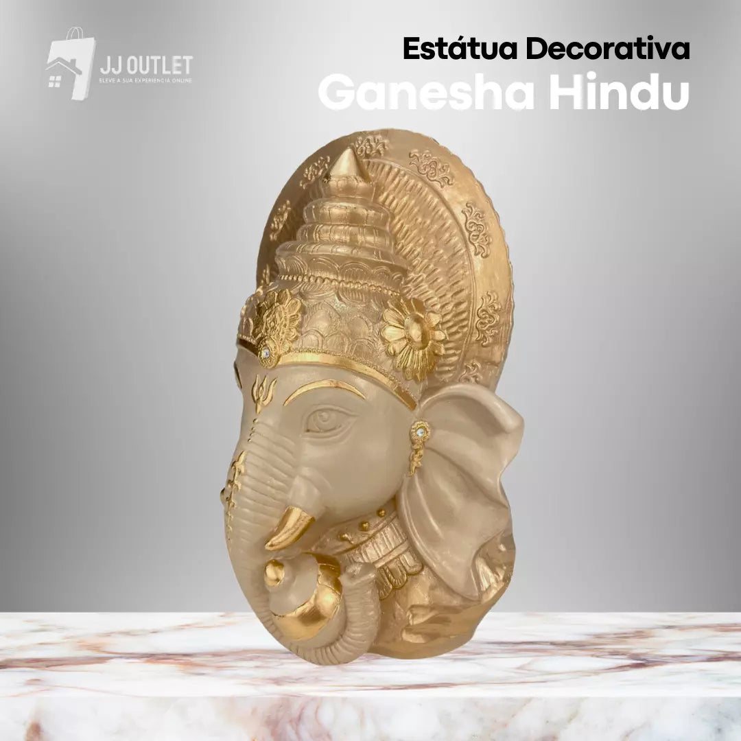 Estátua Ganesha Hindu Decorativa
