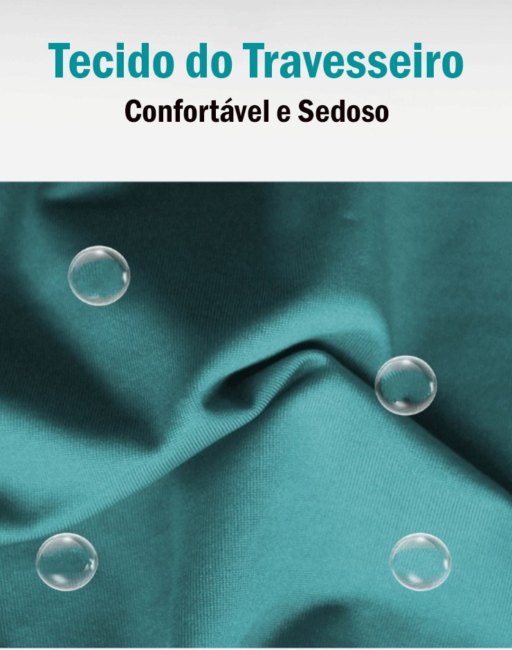 Travesseiro de Viagem para Pescoço Inflável Ultra Portátil