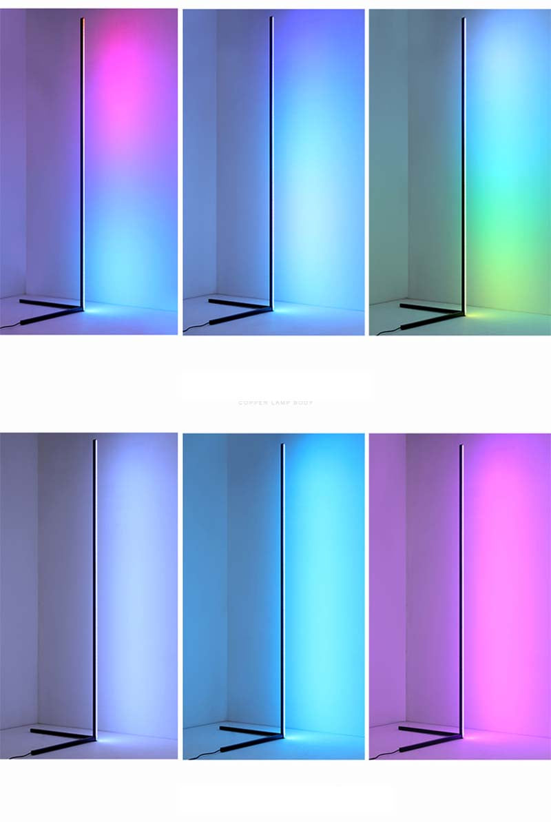 Luminária Led RGB de Chão e Modelo para Mesa