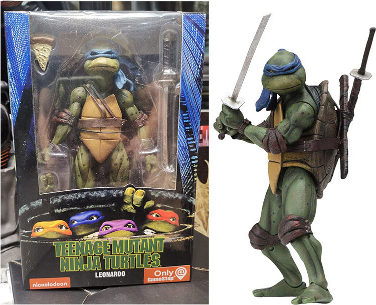 Estátua Action Figures Tartarugas Ninja Mutantes TNMT em PVC