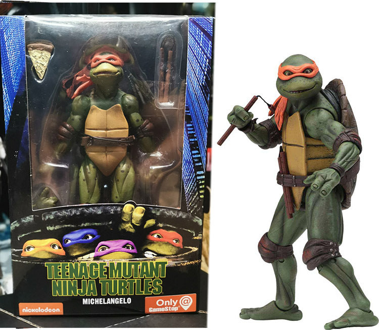 Estátua Action Figures Tartarugas Ninja Mutantes TNMT em PVC