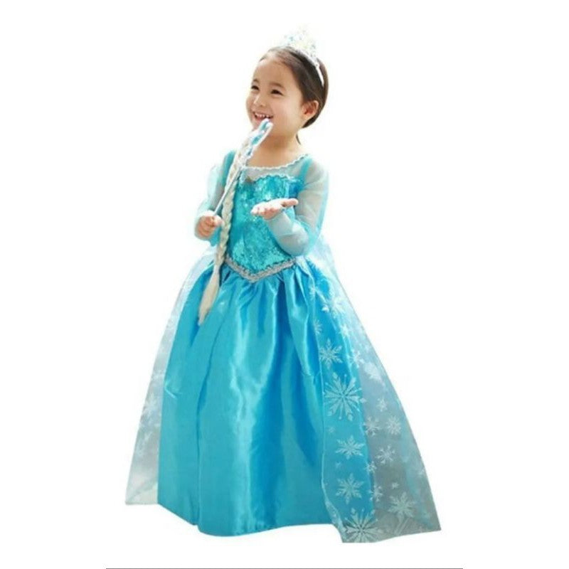 Fantasia Infantil Princesa Elsa Luxo