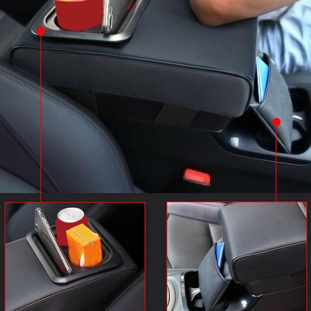 Apoio de Braço Central de Carro Universal com Porta Copo Duplo