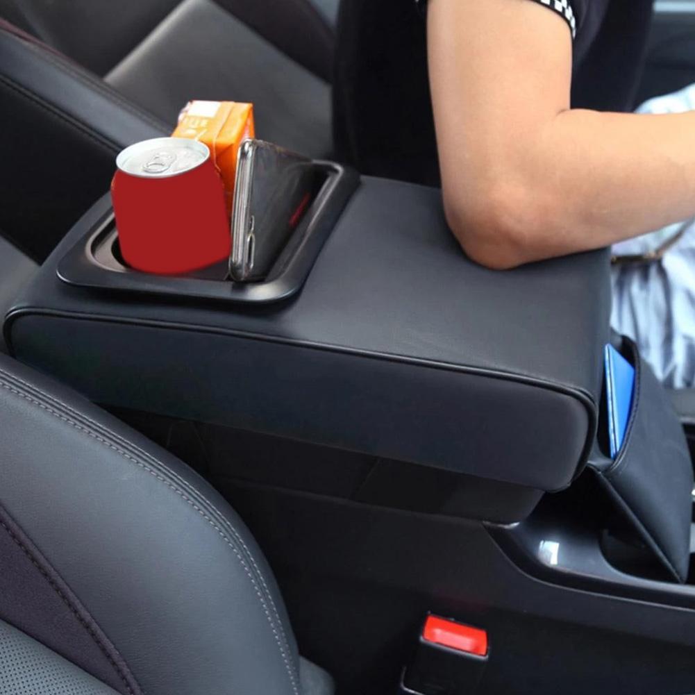 Apoio de Braço Central de Carro Universal com Porta Copo Duplo