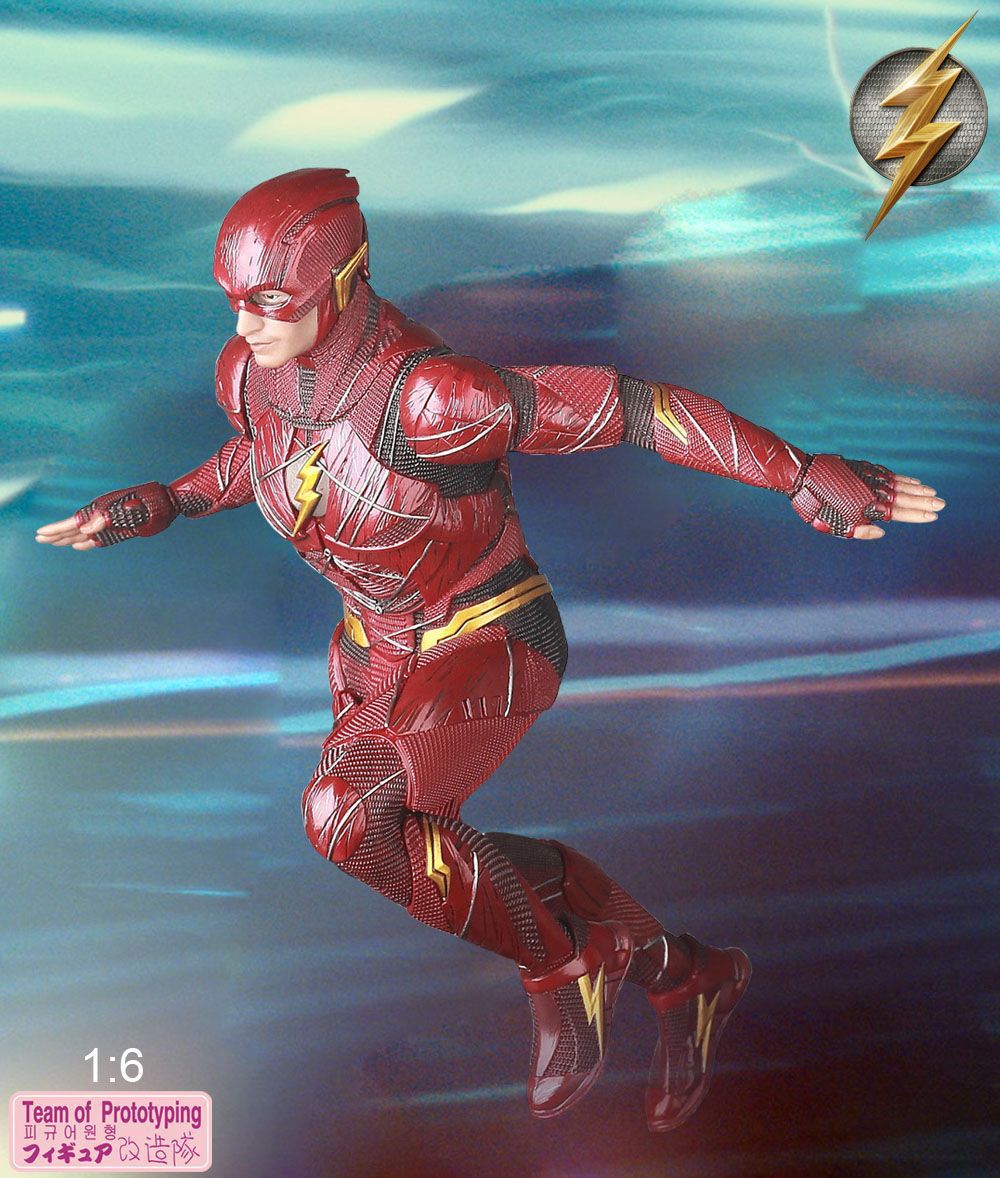 Estátua Action Figure DC Flash em PVC 30 cm