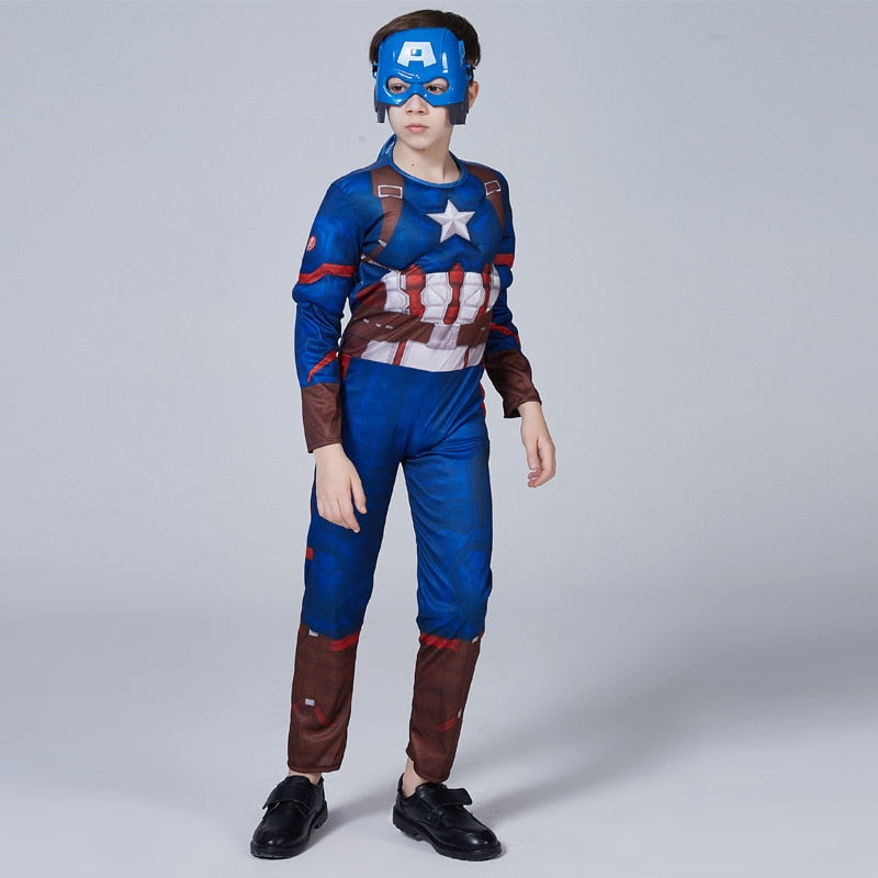 Fantasia Capitão América com Músculos
