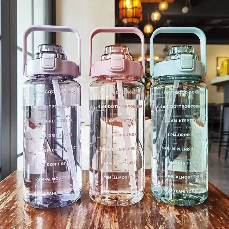 Garrafa de Água 2 Litros com Citação Motivacional