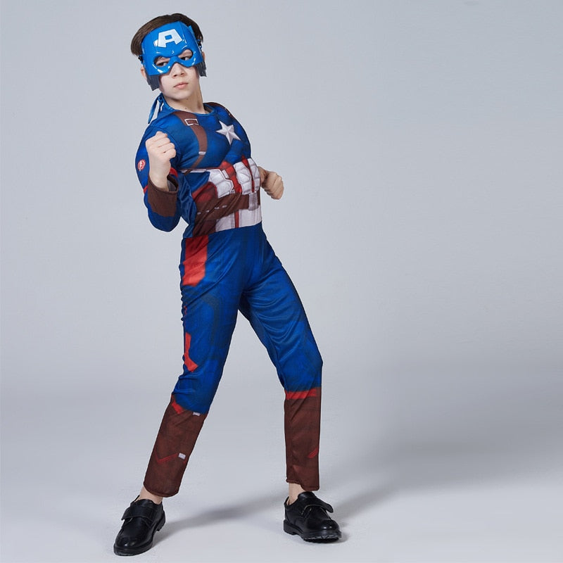 Fantasia Capitão América com Músculos