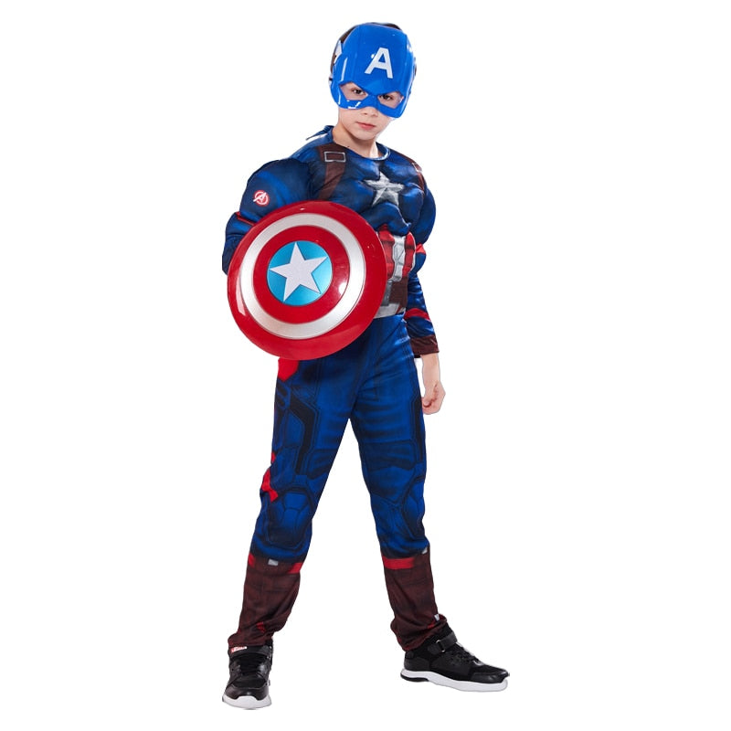 Fantasia Capitão América com Músculos