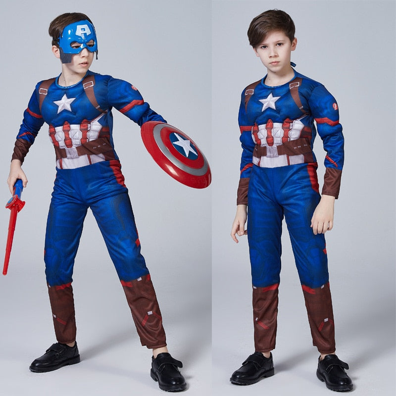 Fantasia Capitão América com Músculos