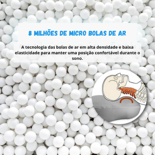 Travesseiro Ortopédico Cervical Sleep Confort Sono Perfeito