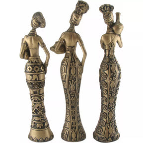 Estátua Trio Africanas com Jarro