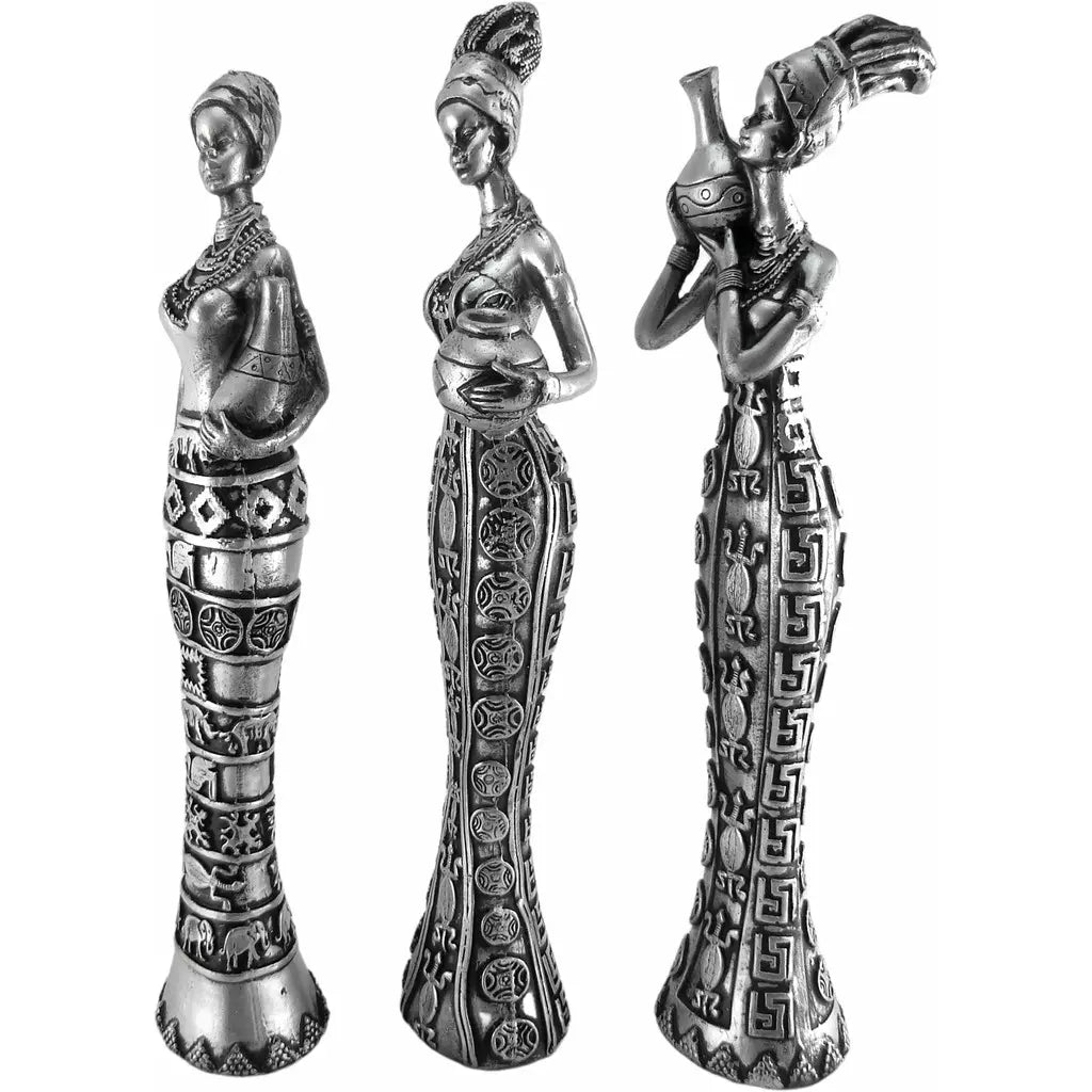 Estátua Trio Africanas com Jarro