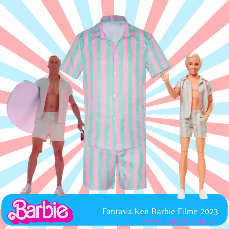 Conjunto Ken Filme Barbie 2023 Cosplay Traje Adulto / Infantil