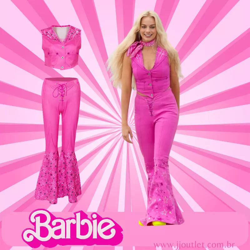 Fantasia Barbie Cowboy Menina - Vem e Vai Infantil