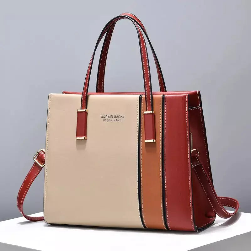 Bolsa Feminina Transversal Patchwork Vesasan