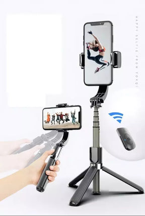 Bastão De Selfie com Estabilizador Gimbal NUOWA  L08 Tripé Stick TriPod Bluetooth 4.0 Sem Fio