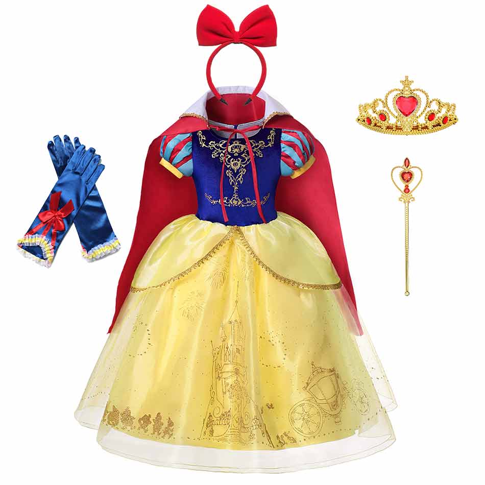 Fantasia Infantil Branca de Neve - Luxo