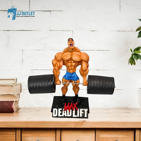 Estátua Decoração Levantamento Terra Dead Lift em Resina