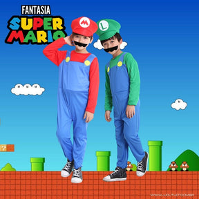 Fantasia Super Mario Bros - Infantil