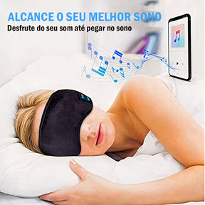 Máscara de Dormir Smart com Fone de Ouvido Bluetooth Sem Fio Especial Headband para Sono Profundo