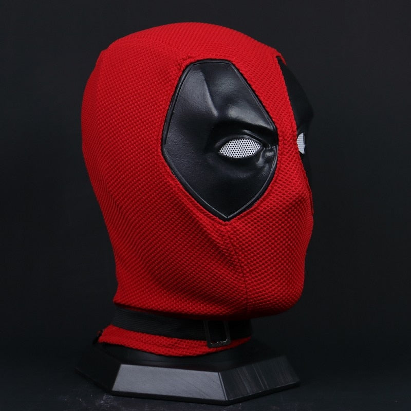 Máscara Cosplay Deadpool Wade Winston Capacete de Nylon e Algodão de 55-60cm