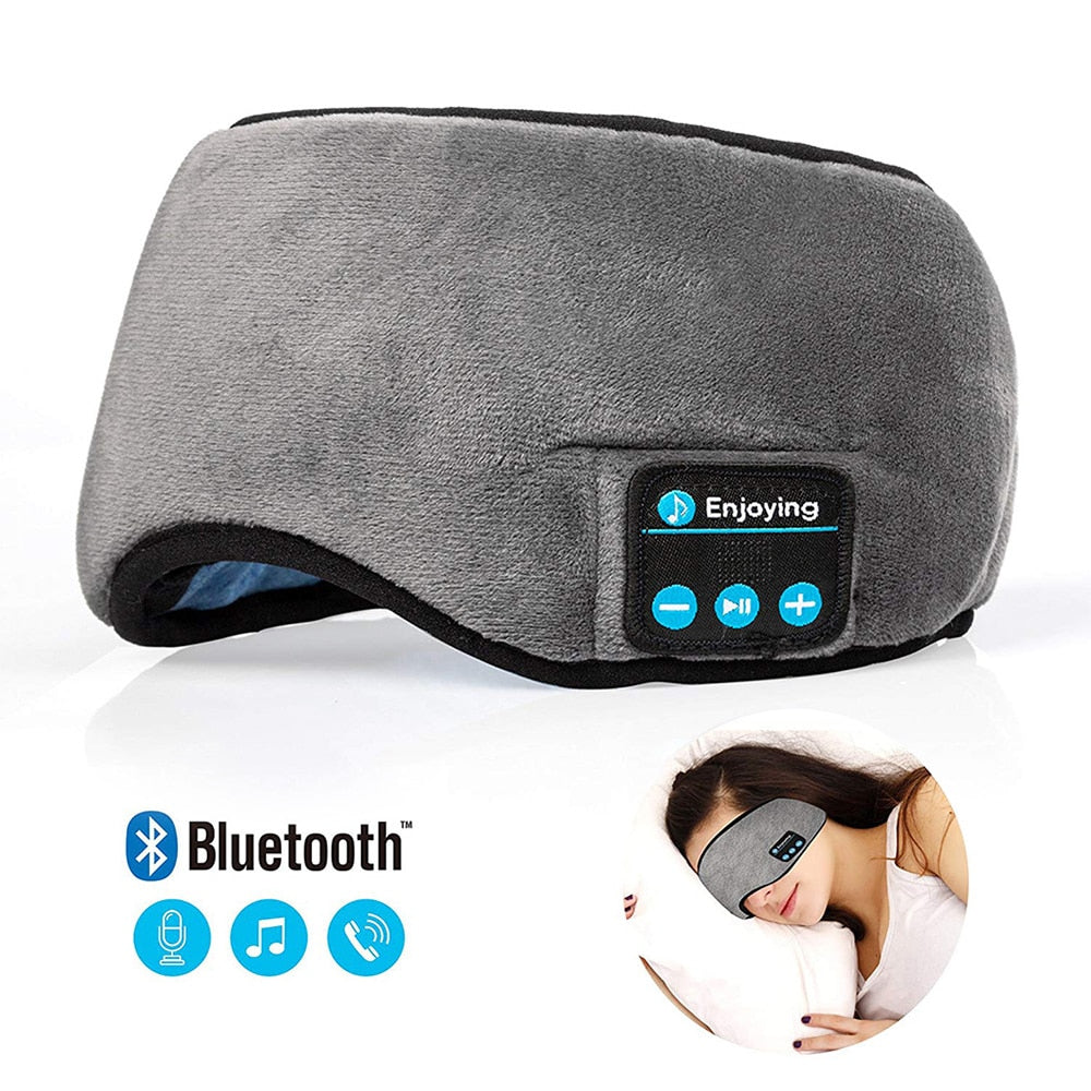 Máscara de Dormir Smart com Fone de Ouvido Bluetooth Sem Fio Especial Headband para Sono Profundo