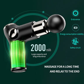 Mini Pistola Máquina de Massageadora e Relaxamento Muscular de Alta Potência Portátil